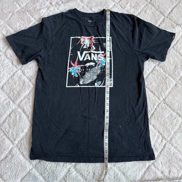 Vans | "Off the Wall" Hawaiian Graphic Logo Tee Shirt | Size Extra Large (14+) - Picture 9 of 9